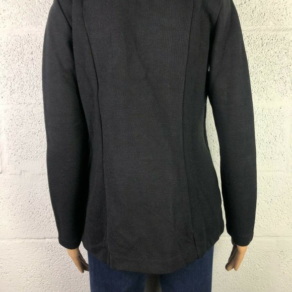 Level Eight (L8) By FOREVER 21 Black Pea coat Jacket Style B000310 Size M - Picture 5 of 9